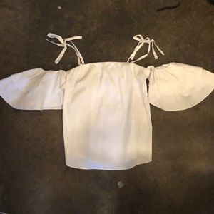 White off the shoulder fiesta top!